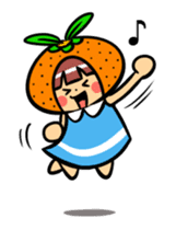 Orange Mi-chan sticker #135382