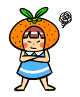 Orange Mi-chan sticker #135384