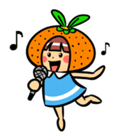 Orange Mi-chan sticker #135385