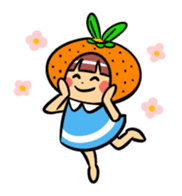 Orange Mi-chan sticker #135387