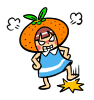 Orange Mi-chan sticker #135388