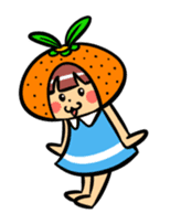 Orange Mi-chan sticker #135389