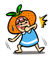 Orange Mi-chan sticker #135394