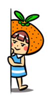 Orange Mi-chan sticker #135396