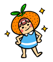 Orange Mi-chan sticker #135397