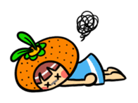 Orange Mi-chan sticker #135400