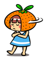 Orange Mi-chan sticker #135402