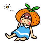 Orange Mi-chan sticker #135403