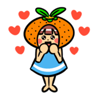 Orange Mi-chan sticker #135409