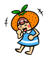 Orange Mi-chan sticker #135410