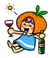 Orange Mi-chan sticker #135413