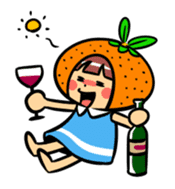 Orange Mi-chan sticker #135413