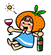 Orange Mi-chan sticker #135413