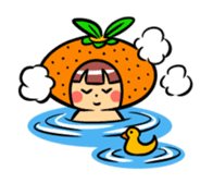 Orange Mi-chan sticker #135414