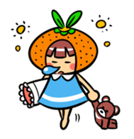 Orange Mi-chan sticker #135415