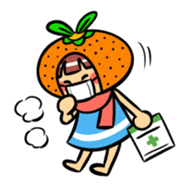 Orange Mi-chan sticker #135418
