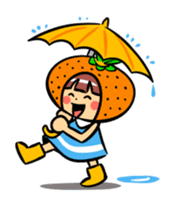 Orange Mi-chan sticker #135419