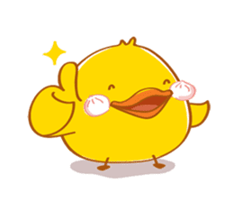 PEDPAO, The happiness duck sticker #135610