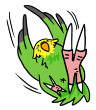 Coby and Jolly budgies sticker #135639