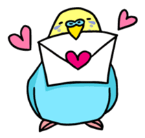 Coby and Jolly budgies sticker #135646