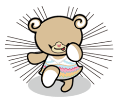 sweet bear "Mimigaroll" sticker #136339