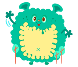 Colorful Monsters Mogu sticker #136624