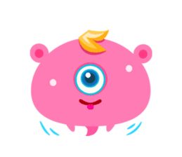 Colorful Monsters Mogu sticker #136636
