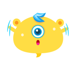 Colorful Monsters Mogu sticker #136638
