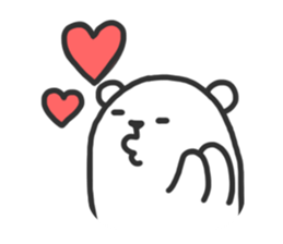 Black Joke Bear sticker #136900