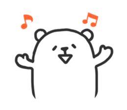 Black Joke Bear sticker #136901