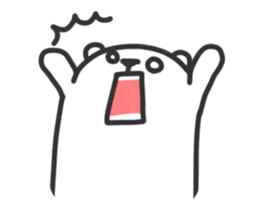 Black Joke Bear sticker #136910