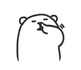 Black Joke Bear sticker #136912