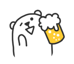 Black Joke Bear sticker #136915