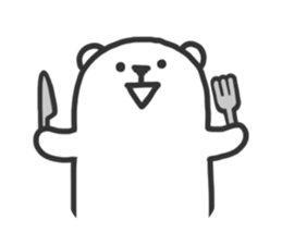 Black Joke Bear sticker #136918