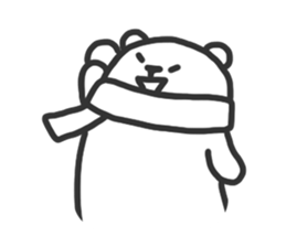 Black Joke Bear sticker #136922