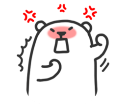 Black Joke Bear sticker #136924