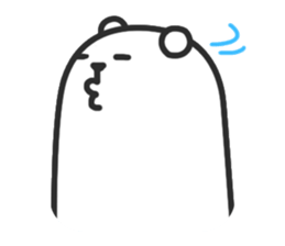 Black Joke Bear sticker #136928