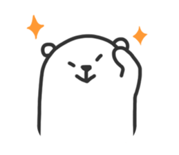 Black Joke Bear sticker #136933