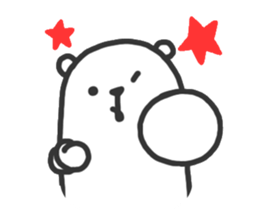 Black Joke Bear sticker #136937