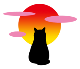 KURO NYAN sticker #137707