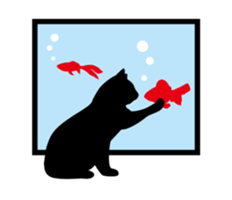 KURO NYAN sticker #137714