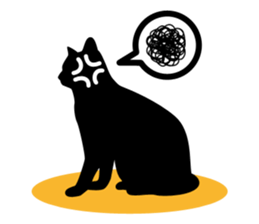 KURO NYAN sticker #137729