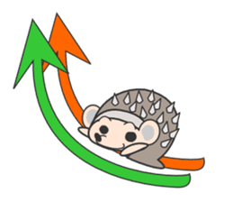 ohuton Hedgehog sticker #137925