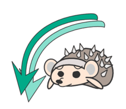 ohuton Hedgehog sticker #137926