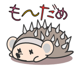 ohuton Hedgehog sticker #137938