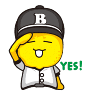 Baseball Lemon Boy sticker #138023