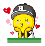 Baseball Lemon Boy sticker #138039
