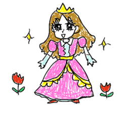 girly graffiti sticker #138999