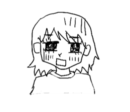 girly graffiti sticker #139002