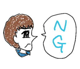 girly graffiti sticker #139006